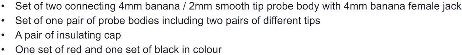 סט מתאמים למעבדות אלקטרוניקה BANANA PROBE TENMA 76-080